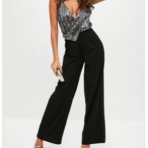 sequin jumpsuit missguided